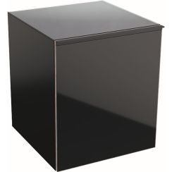 Geberit Acanto dulap 45x47.6x52 cm agățat lateral negru 500.618.16.1