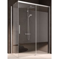 Kermi Nica uși de duș 120 cm culisantă argint luciu/sticlă transparentă NID2R12020VPK