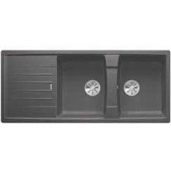 Blanco Lexa 8 S chiuvetă din granit 116x50 cm gri/grafit/onix 524981
