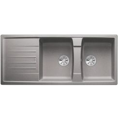 Blanco Lexa 8 S chiuvetă din granit 116x50 cm gri/grafit/onix 524982