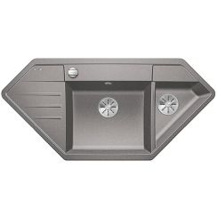 Blanco Lexa 9 E chiuvetă din granit 107x51 cm gri/grafit/onix 524992