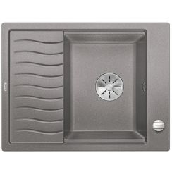 Blanco Elon 45 S chiuvetă din granit 65x50 cm gri/grafit/onix 524816
