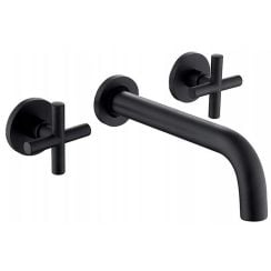 Rea Exit baterie lavoar ascuns negru REA-B8000