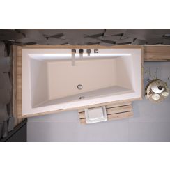 Besco Intima cadă de colț 150x85 cm partea stângă alb #WAIT-150-SL