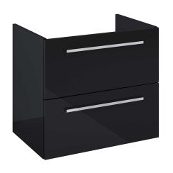 Elita Kwadro Plus dulap 59.6x39.6x53 cm dulap atârnat sub chiuvetă negru 167650