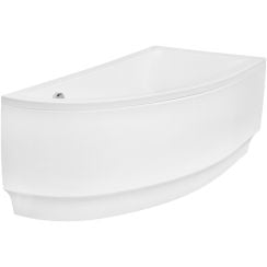 Set cadă de colț Besco Praktika #WAP-150-NP, carcasa pentru cadă Besco Praktika OAP-150-NP