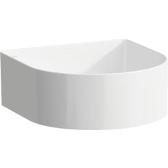 Laufen Sonar lavoar 34x34 cm semicircular de blat alb H8123400001121