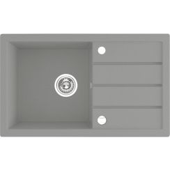 Laveo Trzynastka chiuvetă din granit 79x48 cm gri/grafit/onix SBP511T