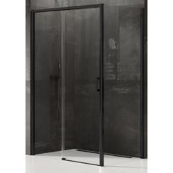 New Trendy Prime cabină de duș 150x100 cm dreptunghiular negru semi lucios/sticlă transparentă D-0326A/D-0130B