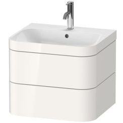 Duravit Happy D.2 Plus lavoar cu dulap 57.5 cm alb HP4635O2222