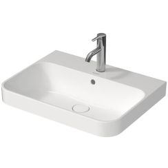 Duravit Happy D.2 Plus lavoar 60x46 cm dreptunghiular de blat alb 23606000001