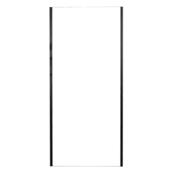 Rea Rapid perete de duș 80 cm negru mat/sticla transparentă REA-K6421
