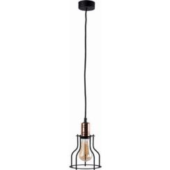 Nowodvorski Lighting Worshop lampă suspendată 1x60 W negru 6336