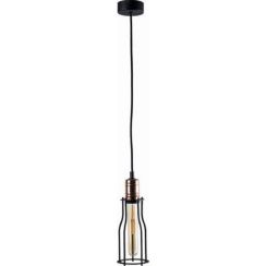 Nowodvorski Lighting Worshop lampă suspendată 1x60 W negru 6337
