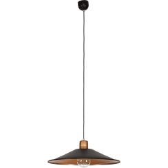 Nowodvorski Lighting Garret lampă suspendată 1x60 W negru-cupru 6444