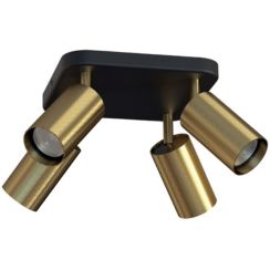 Nowodvorski Lighting Eye Spot lampă de tavan 4x10 W negru-alamă 8820