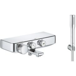 Set baterie cadă-duș Grohe Grohtherm SmartControl 34718000, set de duș Grohe Euphoria 27369000