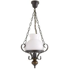 Rabalux Petronel lampă suspendată 1x60 W negru 7076