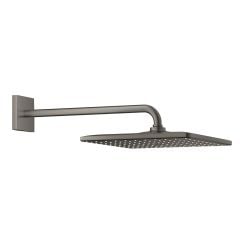 Grohe Rainshower cap de duș cu braț 31x31 cm pătrat Brushed Hard Graphite 26564AL0