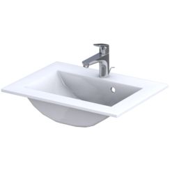 Oristo Silver lavoar 60x45 cm dreptunghiular mobilier alb UME-SI-60-92
