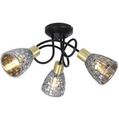Rabalux Stacy lampă de tavan 3x40 W negru 6929