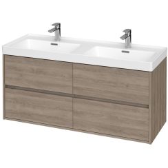 Cersanit Crea dulap 119.4x44.7x53.3 cm dulap atârnat sub chiuvetă stejar S931-003