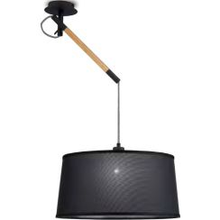 Mantra Nordica lampă suspendată 1x23 W negru 4929