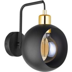 TK Lighting Cyklop plafonier 1x15 W negru-auriu 2750