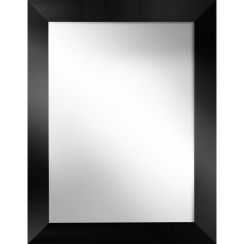 Ars Longa Simple oglindă 83x83 cm pătrat negru SIMPLE7070-C