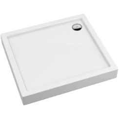 Schedpol Competia cădiță de duș dreptunghiulară x70 cm alb 3.01254