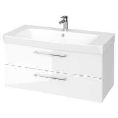 Cersanit Mille lavoar cu dulap 101 cm alb S801-330-DSM