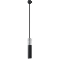 Sollux Lighting Borgio lampă suspendată 1x40 W negru-beton SL.0650