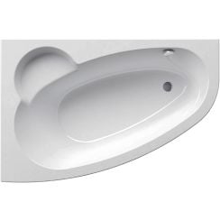 Ravak Asymmetric cadă de colț 160x105 cm partea stângă alb C461000000