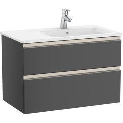 Roca Gap-N lavoar cu dulap 80 cm antracit A851480153