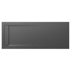 Roca Aquos cădiță de duș dreptunghiulară cu sifon 180x80 cm gri AP60170832001200