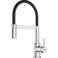 Franke Lina baterie bucătărie pe picior crom-negru 115.0626.085