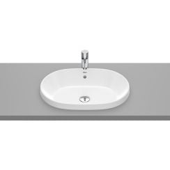 Roca Gap Round lavoar 55x39 cm ovale încastrat alb A3270Y5000