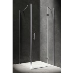 Omnires Manhattan cabină de duș 100x90 cm dreptunghiular crom luciu/sticlă transparentă MH9010CRTR