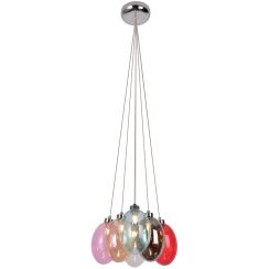 Ledea Lukka lampă suspendată 6x10 W multicolor 50106168