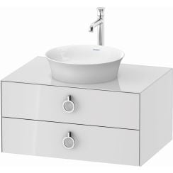 Duravit White Tulip dulap 80x55x40.8 cm dulap atârnat sub chiuvetă alb WT499008585