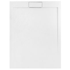 Rea Grand cădiță de duș dreptunghiulară cu sifon 120x90 cm alb REA-K4591