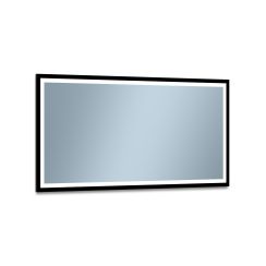 Venti Luxled oglindă 120x60 cm dreptunghiular cu iluminare negru 5907459662733