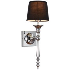 Zuma Line Cloe plafonier 1x60 W negru RLB94875-1