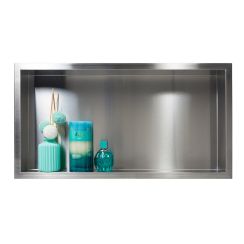 Balneo Wall-Box One Inox raft de nișă 60 cm oţel OB-IN4