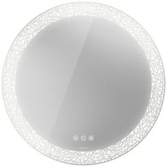 Duravit Happy D.2 Plus oglindă 90x90 cm rotund cu iluminare HP7486G0000