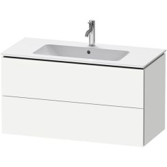 Duravit L-Cube dulap 102x48.1x55 cm dulap atârnat sub chiuvetă alb LC624201818