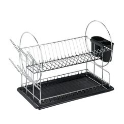 Wenko Premium uscător de vase 52x24x36 cm gri-negru 2372100
