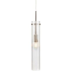 Markslöjd Tubo lampă suspendată 1x40 W oţel-transparent 108112