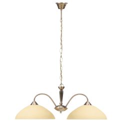 Rabalux Regina lampă suspendată 2x60 W alamă-cremos 8177