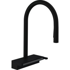 Hansgrohe Aquno Select M81 baterie bucătărie pe picior negru 73837670